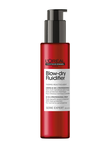 L'Oreal Professionnel Serie Expert Blow-dry Термозащитный крем c эффектом запоминания формы укладки Fluidifier 150 мл